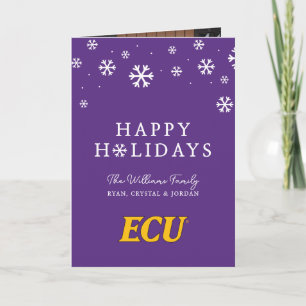 East Carolina University ECU Logo Holiday Card