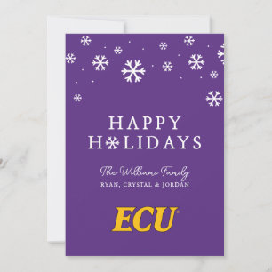 East Carolina University ECU Logo Holiday Card