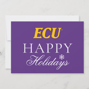 East Carolina University ECU Logo Holiday Card