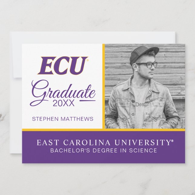 East Carolina University | ECU Logo Invitation (Front)