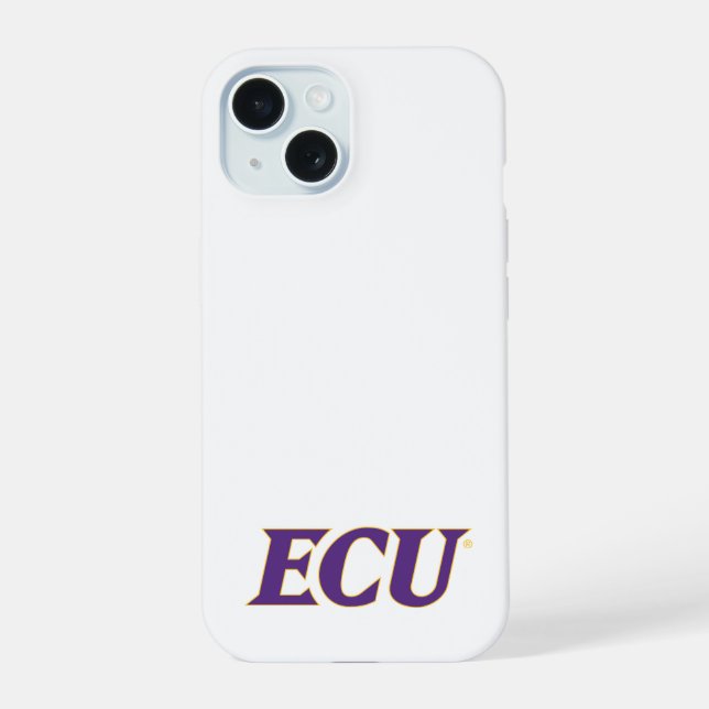 East Carolina University | ECU Logo iPhone 15 Case (Back)