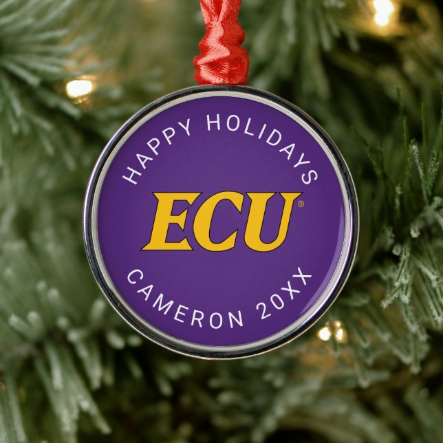 East Carolina University | ECU Logo Metal Tree Decoration (Tree)