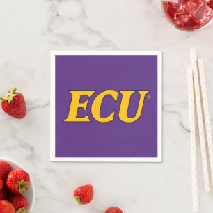 East Carolina University ECU Logo Napkin