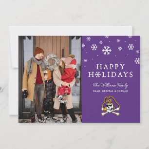 East Carolina University   ECU Pirates 2 Holiday Card