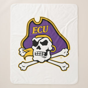 East Carolina University ECU Pirates Sherpa Blanket