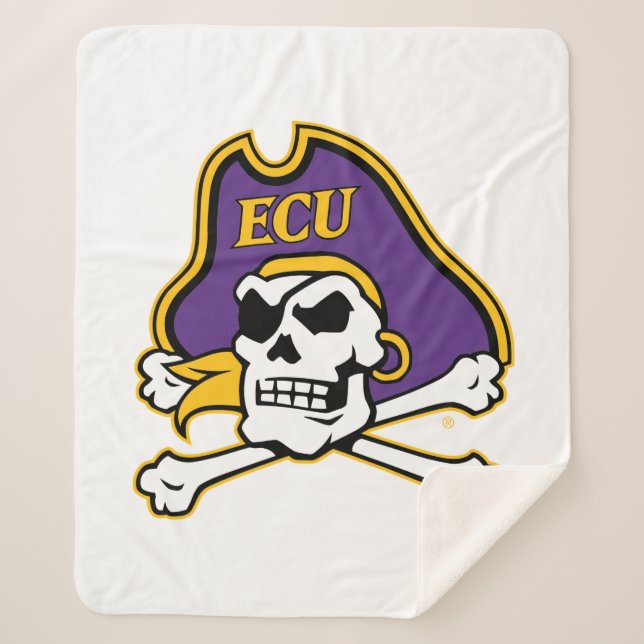 East Carolina University | ECU Pirates Sherpa Blanket (Front)