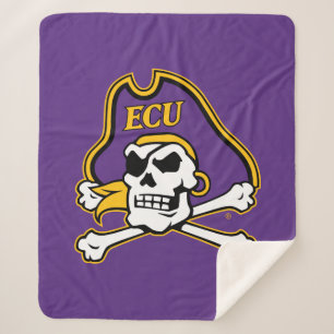 East Carolina University ECU Pirates Sherpa Blanket