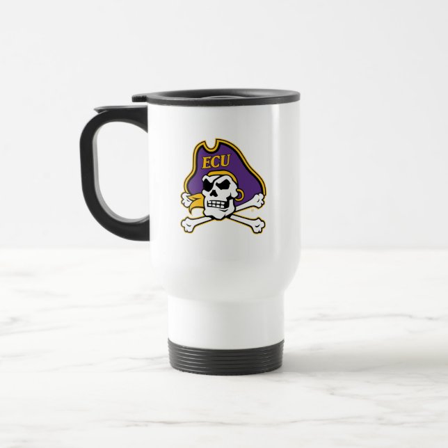 East Carolina University | ECU Pirates Travel Mug (Left)