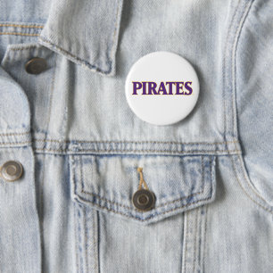 East Carolina University   Pirates 6 Cm Round Badge