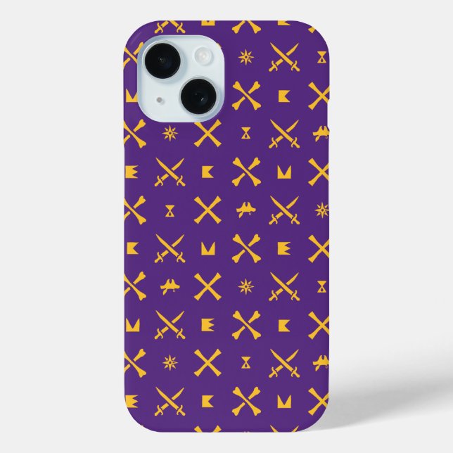 East Carolina University | Pirates Gold Pattern Case-Mate iPhone Case (Back)