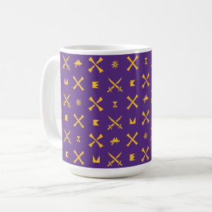 East Carolina University   Pirates Gold Pattern Coffee Mug
