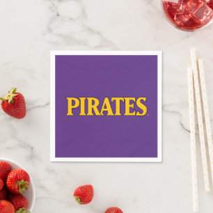 East Carolina University Pirates Napkin