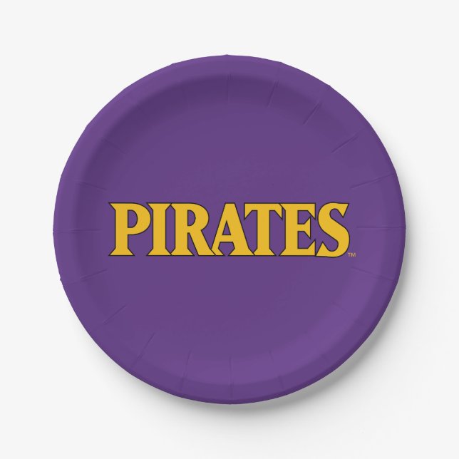 East Carolina University | Pirates Paper Plate (Front)