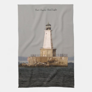 East Charity Shoal Light kitchen towel