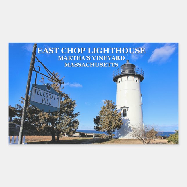 East Chop Lighthouse, Massachusetts Stickers (Front)