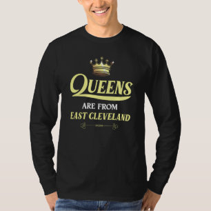 East Cleveland Funny Home Roots Grown Born In Cit T-Shirt