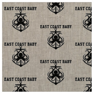 East coast Baby Octopus anchor Fabric