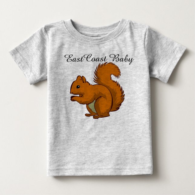 East Coast Baby squirrel shirt (Front)