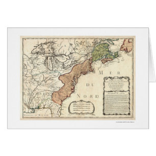 East Coast & Canada Map 1756