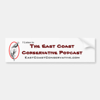 East Coast Conservative Podcast Bumper Sticker
