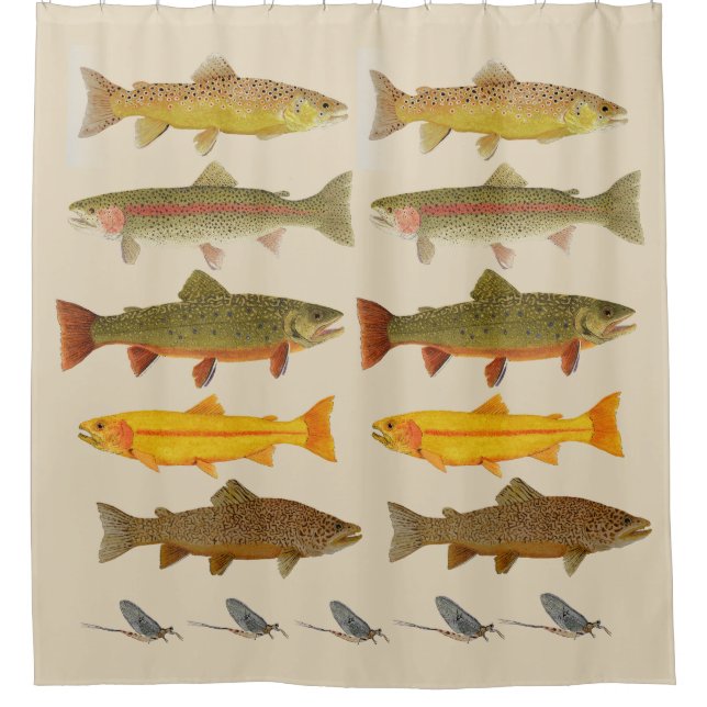 East Coast Fly Fishing Shower Curtain (Front)