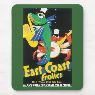 East Coast Frolics Mouse Mat