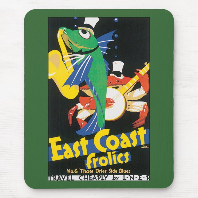 East Coast Frolics Mouse Mat (Front)