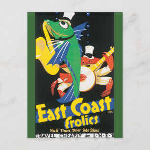 East Coast Frolics Postcard