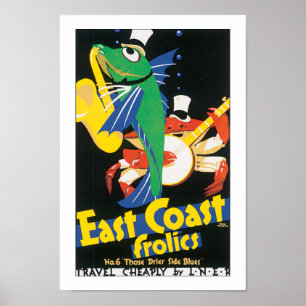 East Coast Frolics Poster