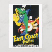 East Coast Frolics Vintage Travel Poster