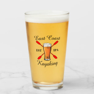 East Coast Kayaking est IPA beer glass
