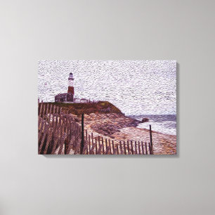 East Coast Lighthouse Canvas