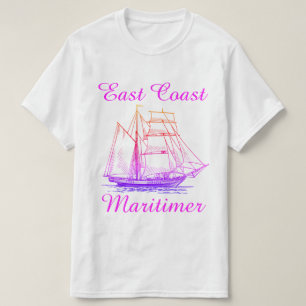 East coast Maritimer sailing ship nautical shirt