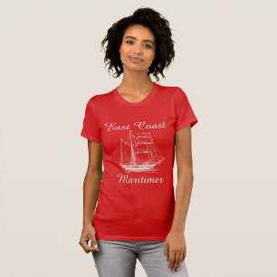 East coast Maritimer sailing ship nautical shirt