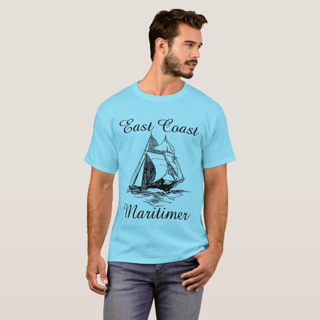 East coast Maritimer sailing ship nautical sweater (Front Full)