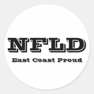 East Coast Proud Newfoundland Sticker