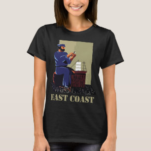 East Coast Sailor Nautical Travel T-Shirt