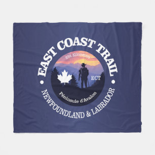 East Coast Trail (rd2) Fleece Blanket