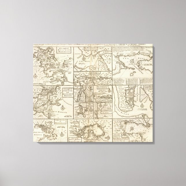East Coast, US Canvas Print (Front)
