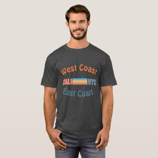East Coast/ West Coast Tee