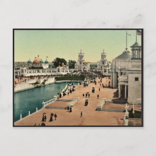 East end of Grand Court classic Photochrom Postcard