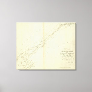 EaSt. End of Lake Ontario and River St. Lawrence Canvas Print