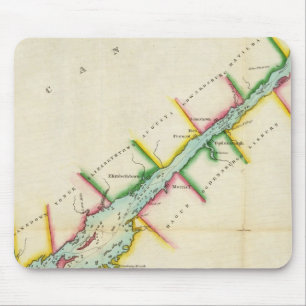 EaSt. End of Lake Ontario and River St. Lawrence Mouse Mat