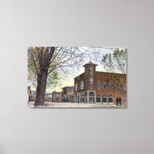 East End View of Main StreetKlamath Falls, OR Canvas Print