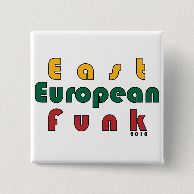 East European Funk 15 Cm Square Badge (Front)