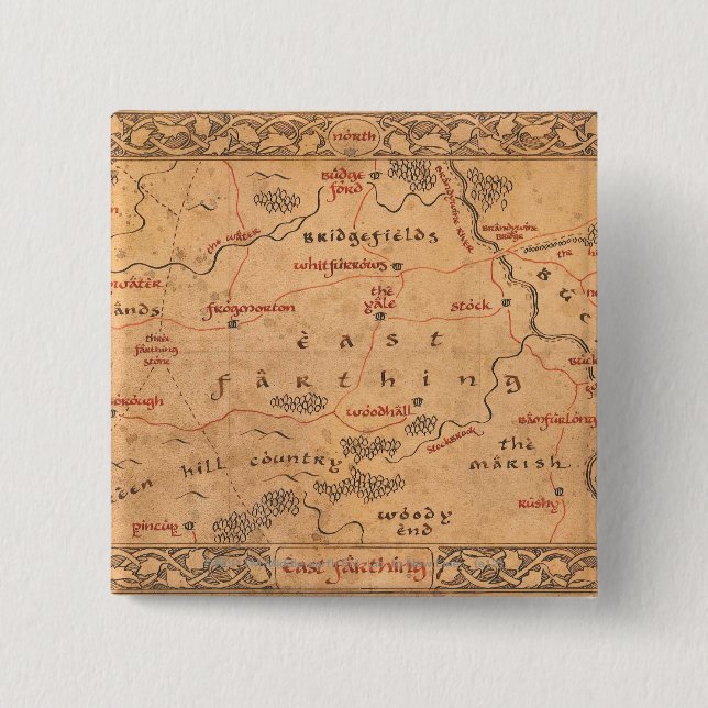 East Farthing 15 Cm Square Badge (Front)