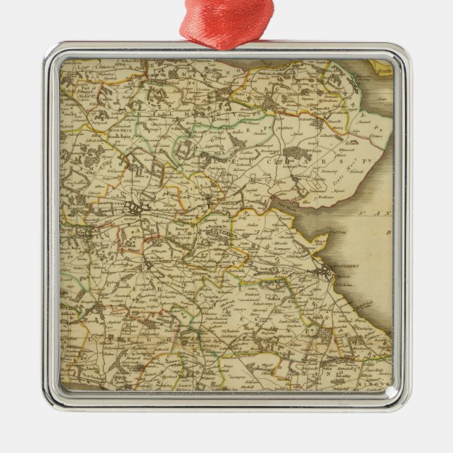 East Fife Metal Tree Decoration (Front)