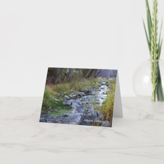 East Fork/Hayfork creek...... Card (Front)