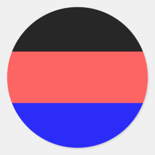 East Frisia (Germany) Flag Classic Round Sticker