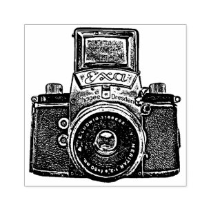 East German Camera Rubber Stamp